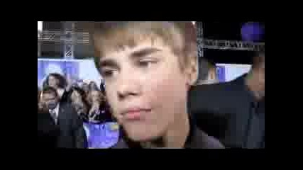 Justin Bieber at Premiere of Never Say Never Music is in my blood!