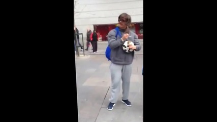 Кристиано Роналдо зарадва свой фен