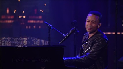 John Legend - Ordinary People ( Live on Letterman )