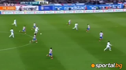 Хеттрик на Кристиано Роналдо ! Атлетико Мадрид 1 - 4 Реал Мардид 12.04.2012