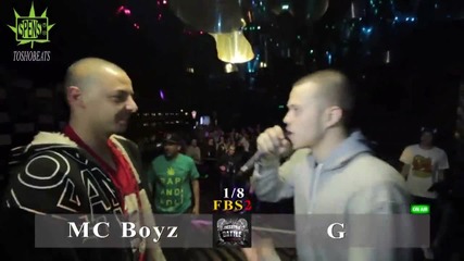 Freestyle battle - G vs mc Boyz @ gramofon