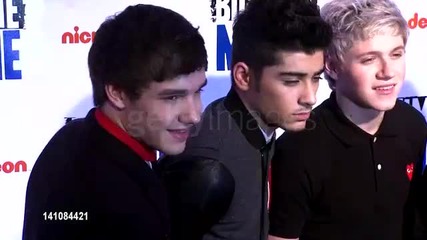 One Direction на премиерата на Big Time Rush част 2