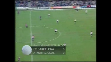Барса - Атлетик Билбао 7 - 0 (сезон 2000/2001) 4 част