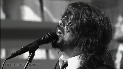 Foo Fighters - Rope (live on Letterman)