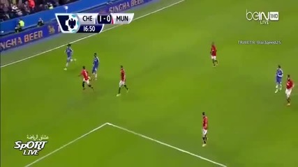 Chelsea Vs. Manchester United 3-1 Highlights S. Etoo Superb! Hattrick Chicharito Goals 19-1-2014