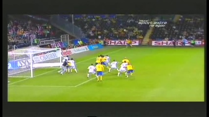 03.09.2010 Швеция 2 - 0 Унгария втори гол на Вернблум 