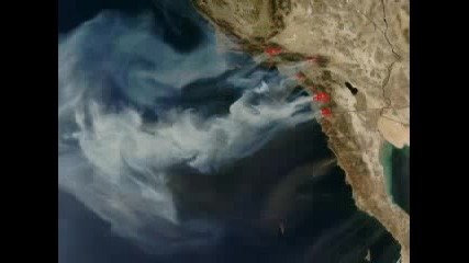 Nasa Satellite Images Of California Wildfires 10 - 24 Update