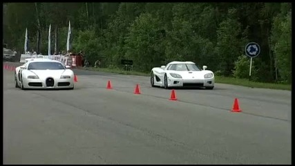 Bugatti Veyron vs Koenigsegg ccxr