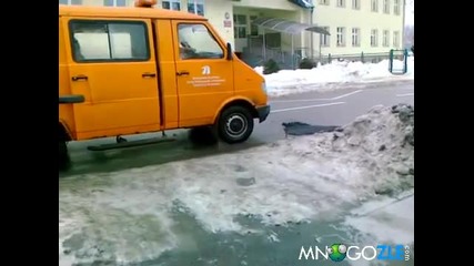 Асфалтирането в Полша :d