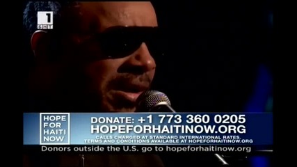Stevie Wonder - A Time to Love/ Bridge Over Troubled Water (hope For Haiti Now) 