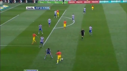 Еспаньол - Барселона 0:1, Санчес (14)