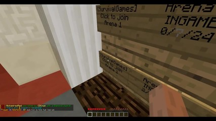 Minecraft Survival Games ep 1 Почти оспях