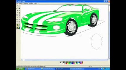 Рисуване на Dodge Viper с Paint