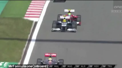 F1 Гран при на Турция 2011 - Hamilton vs Massa в питовете Hd