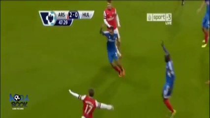 Арсенал 2:0 Хъл Сити 04.12.2013