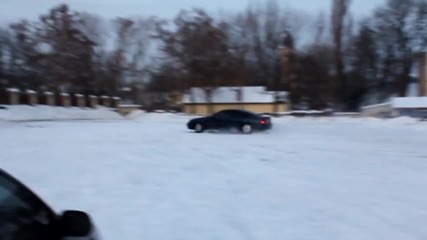Opel Calibra - in Snow