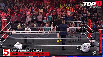 Top 10 Mejores Momentos de RAW: WWE Top 10, Feb 21, 2022