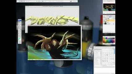 Graffiti Speed paint cronxxx 3d