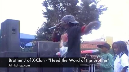 X-clan's Brother J Performs At Occupy Skid Row In Los Angeles (01-15-2012)