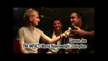 Tna Impact interview with Samoa Joe and Aj Styles 