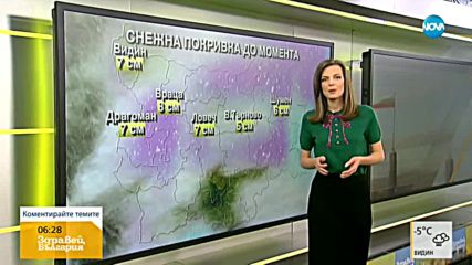 Прогноза за времето (16.01.2018 - сутрешна)