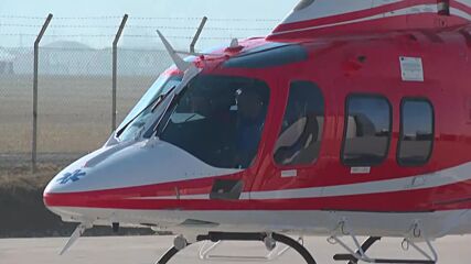 Хеликоптерът за спешна авиопомощ пристигна в София