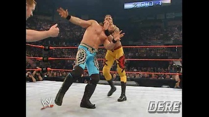 Chris Jericho vs Christian & Trish Stratus (handicap Match)