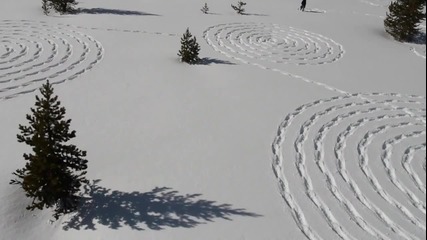 Снежни Нло кръгове :)