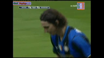 Интер - Реджина 2:0 Златан Ибрахимович !