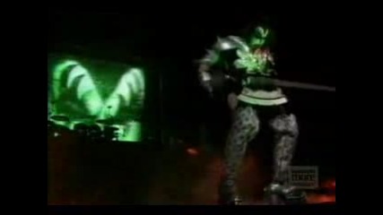 Gene Simmons Spitting Blood