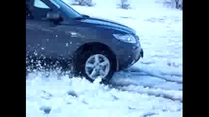 Hyundai Santa Fe - Първа Среща С Сняг