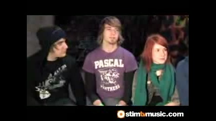 Paramore Exclusive Stim Tv Interview