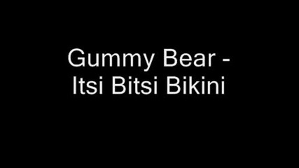 Gummy Bear - Itsi Bitsi Bikini