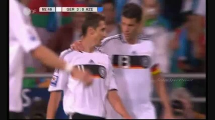 Hd Germany - Azerbaijan 4:0 Soccer 2010 World Cup Qualifiers [09.09.2009]
