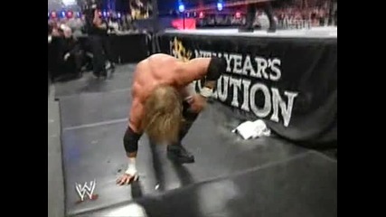Wwe New Years Revolution 2006 Big Show vs Triple H part 2