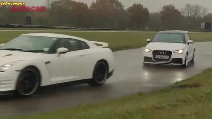 Audi A1 quattro vs Nissan Gtr