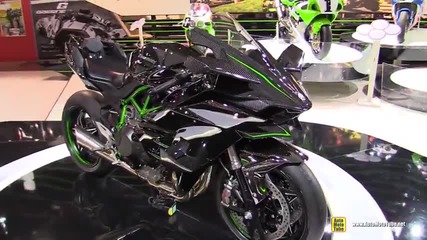Скоростта съчетана с изкуството: 2015 Kawasaki Ninja H2-r Super Charged