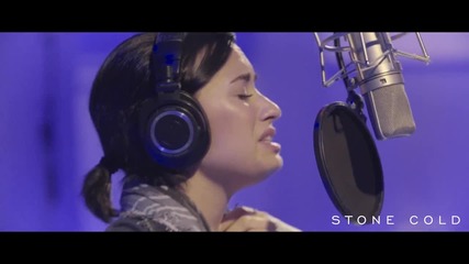 Част от една от песните от албума на Demi Lovato " Confident" - Stone Cold - Confident Box