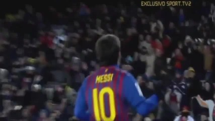 Fc Barcelona vs Real Sociedad 2-1 All Goals Highlights 4.02.2012