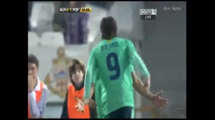 02.02.2011 Алмерия 0 - 1 Барселона гол на Адриано Корея 