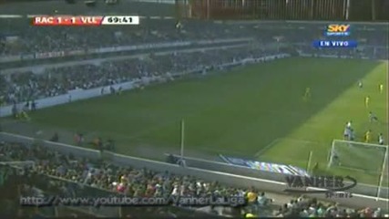Racing de Santander vs Villarreal 1 - 2 
