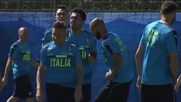 Италия тренира и се готви да вземе първото място в групата си