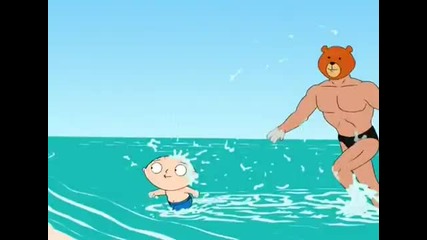Stewie and Rupert at the Beach - Youtube