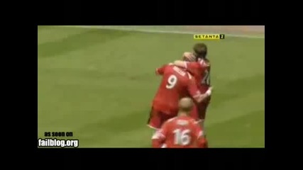 Video - soccer kick fail