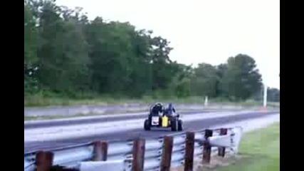 shaft power turbine jet kart drag strip run