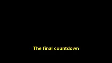 Europe - The Final Countdown (karaoke)