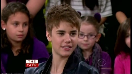 Justin Bieber гостува в The Talk [ част 1 ]