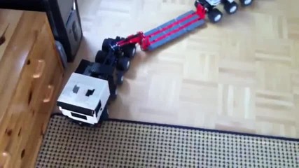 Lego Man truck with Trailer