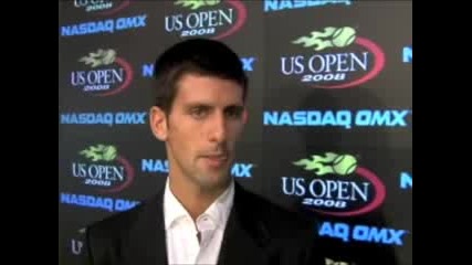 Us Open 2008 : Интервю с Джокович | (4/4)
