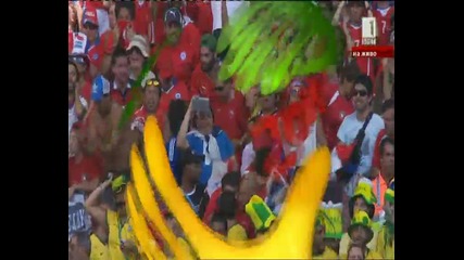 World Cup 2014 - Осминафинал - Бразилия - Мексико (според коментатора) - дузпи